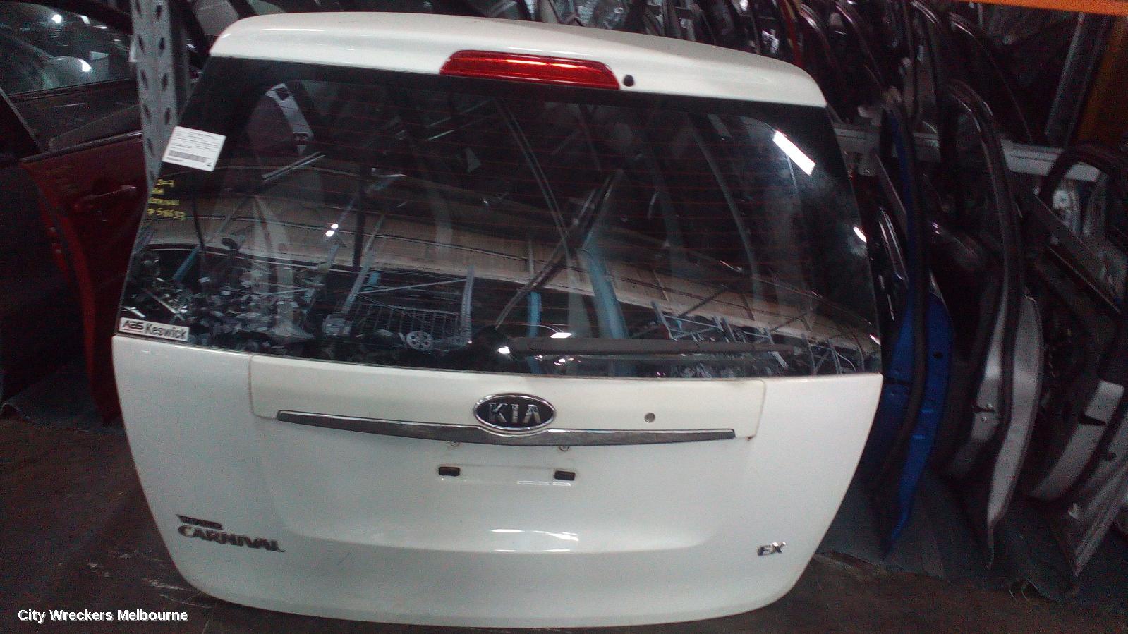 KIA CARNIVAL/GRAND CARNIVAL BOOTLID/TAILGATE, TAILGATE, VQ, NON POWER TAILGATE & NON CAMERA TYPE, 01/2006 - 12/2014