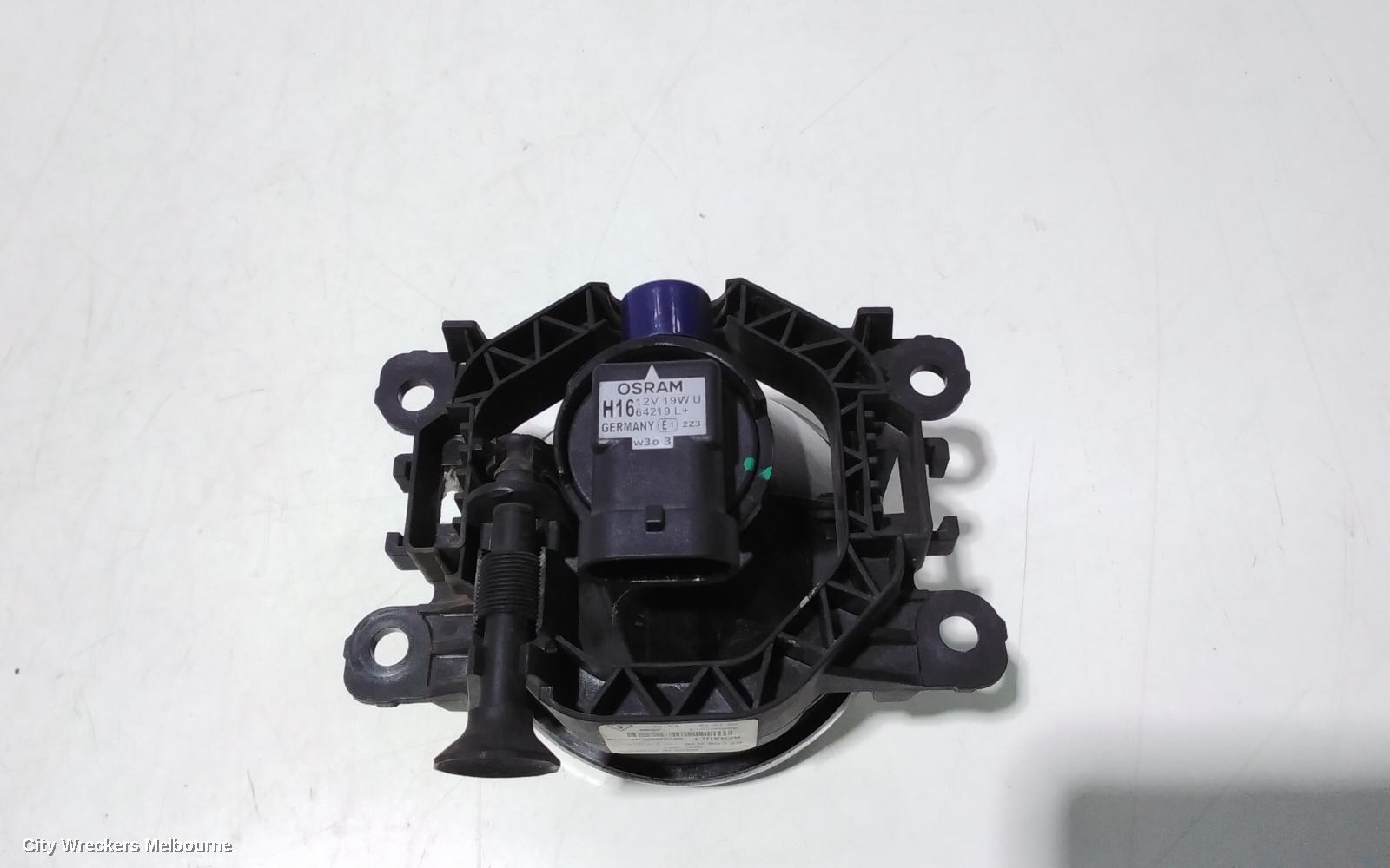 RENAULT MEGANE LEFT INDICATOR/FOG/SIDE, BUMPER FOGLAMP, X32/X95/K95, HATCH/WAGON, 07/2013 - 06/2014