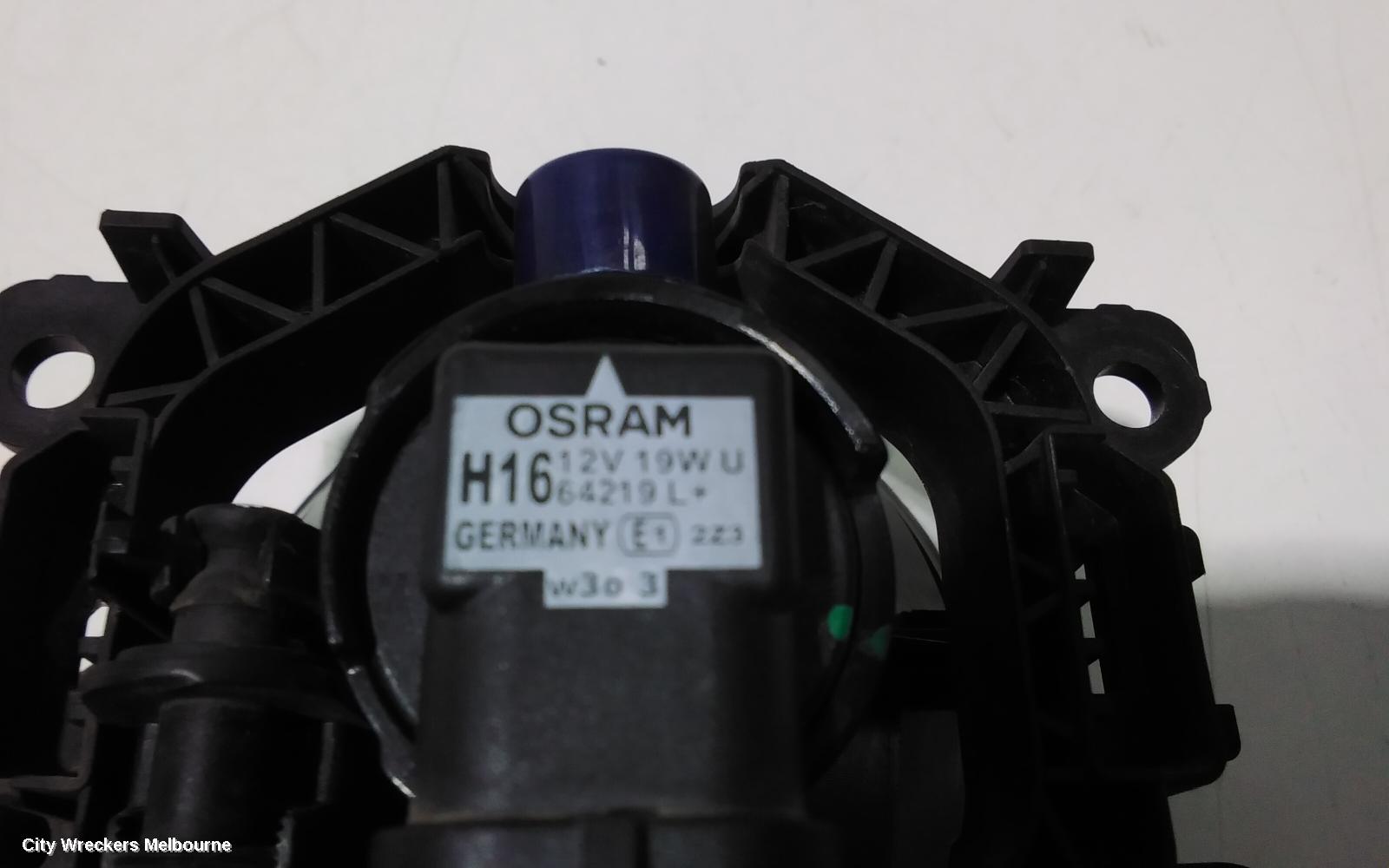 RENAULT MEGANE LEFT INDICATOR/FOG/SIDE, BUMPER FOGLAMP, X32/X95/K95, HATCH/WAGON, 07/2013 - 06/2014