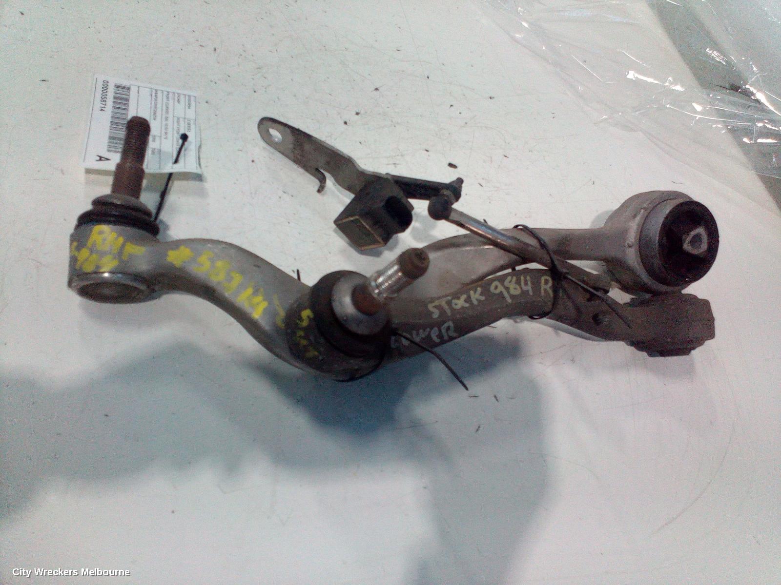 BMW 5 SERIES RIGHT FRONT LOWER CONTROL ARM, FRONT (CURVED), E60, 10/2003 - 04/2010