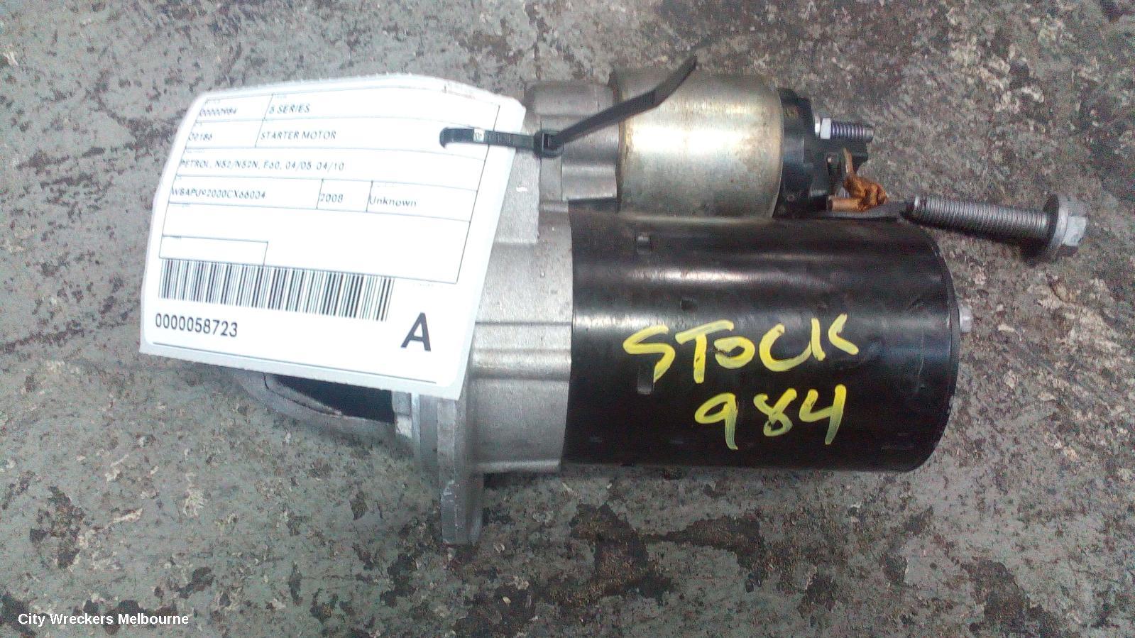BMW 5 SERIES STARTER, PETROL, N52/N52N, E60, 04/2005 - 04/2010