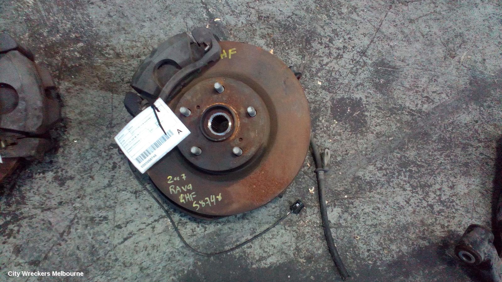 TOYOTA RAV4 LEFT FRONT HUB ASSEMBLY, ACA33, 3.5, 2GR-FE, 08/2007 - 11/2012