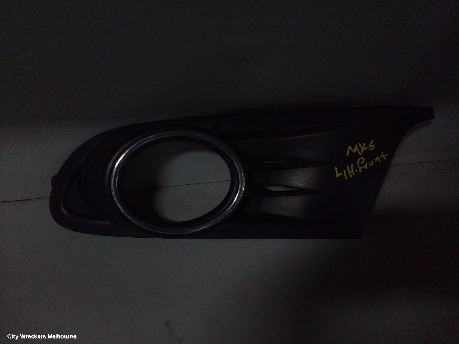 VOLKSWAGEN GOLF, GEN 6, 10/2008 - 12/2015, FOG LIGHT COVER LEFT: 58772