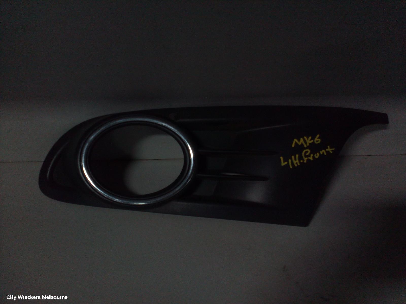 VOLKSWAGEN GOLF, GEN 6, 10/2008 - 12/2015, FOG LIGHT COVER RIGHT: 58773