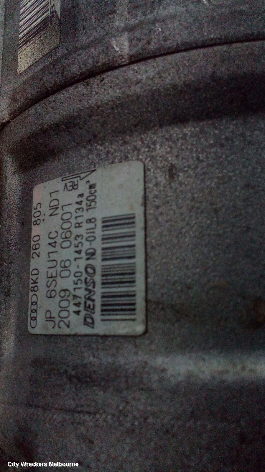 AUDI A4 A/C COMPRESSOR, B8 8K (A4), 2.0, PETROL, 02/2008 - 06/2012