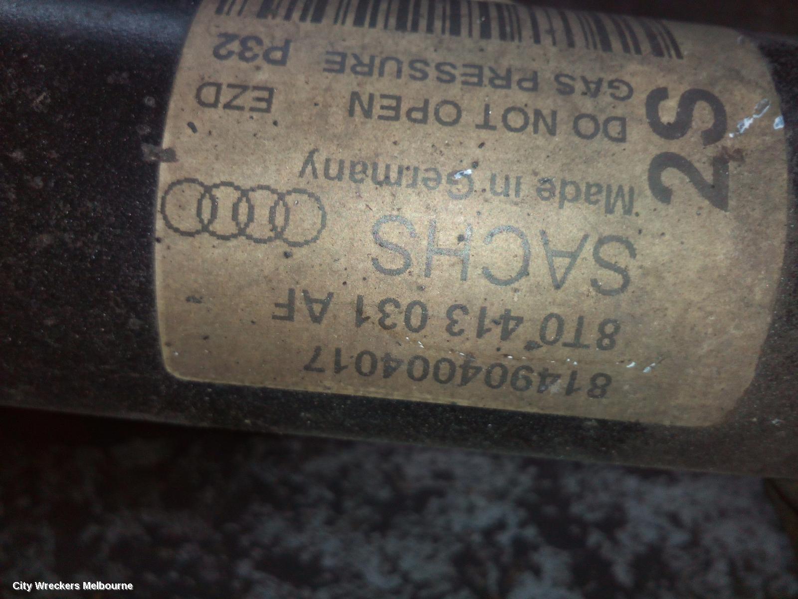 AUDI A4 LEFT FRONT STRUT, B8 8K, 2.0, TURBO, PETROL, STANDARD TYPE, 02/2008 - 06/2012