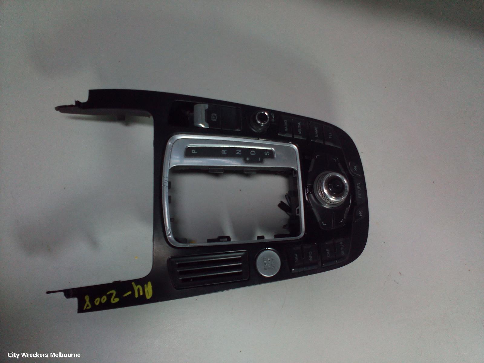 AUDI A4 RADIO/CD/DVD/SAT/TV, MMI CONTROLS, B8 8K, P/N 8T0919609G, 02/2008 - 09/2015