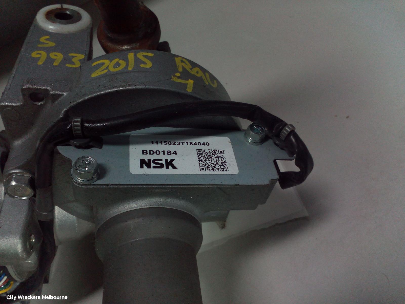 TOYOTA RAV4 STEERING COLUMN, XA40, KEY START TYPE, 12/2012 - 12/2018