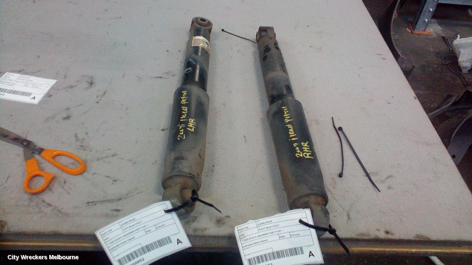 HYUNDAI ILOAD/IMAX LEFT REAR STRUT, ***USE SHOCK ABSORBER PART TYPE***