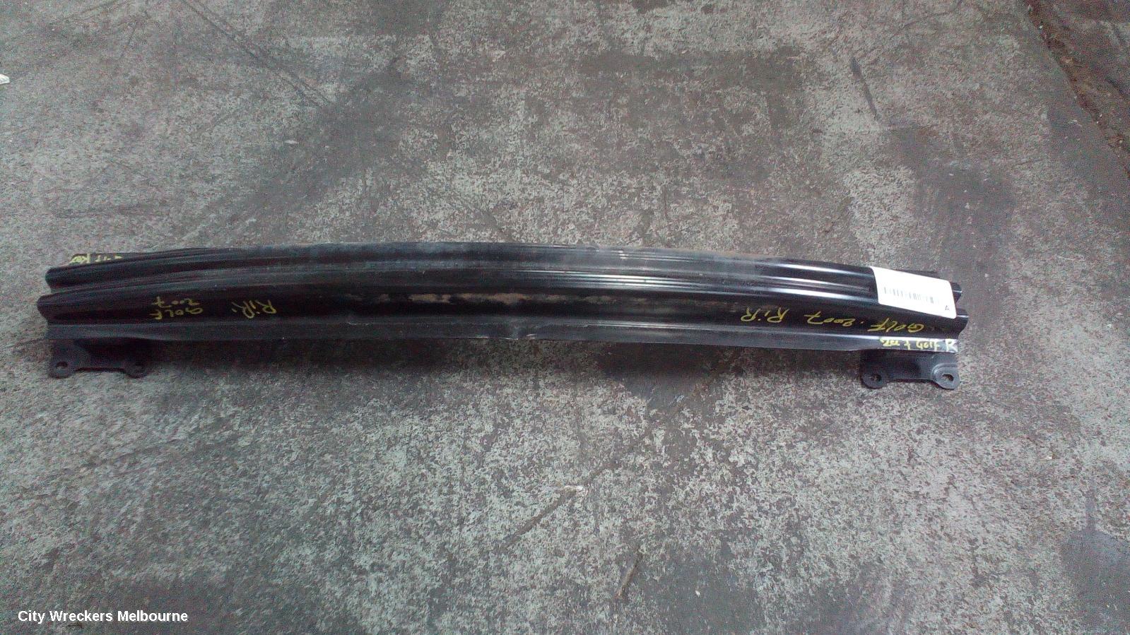 VOLKSWAGEN GOLF R/BAR BRACKET/REINFO, REINFORCEMENT, GEN 5, 07/2004 - 02/2009