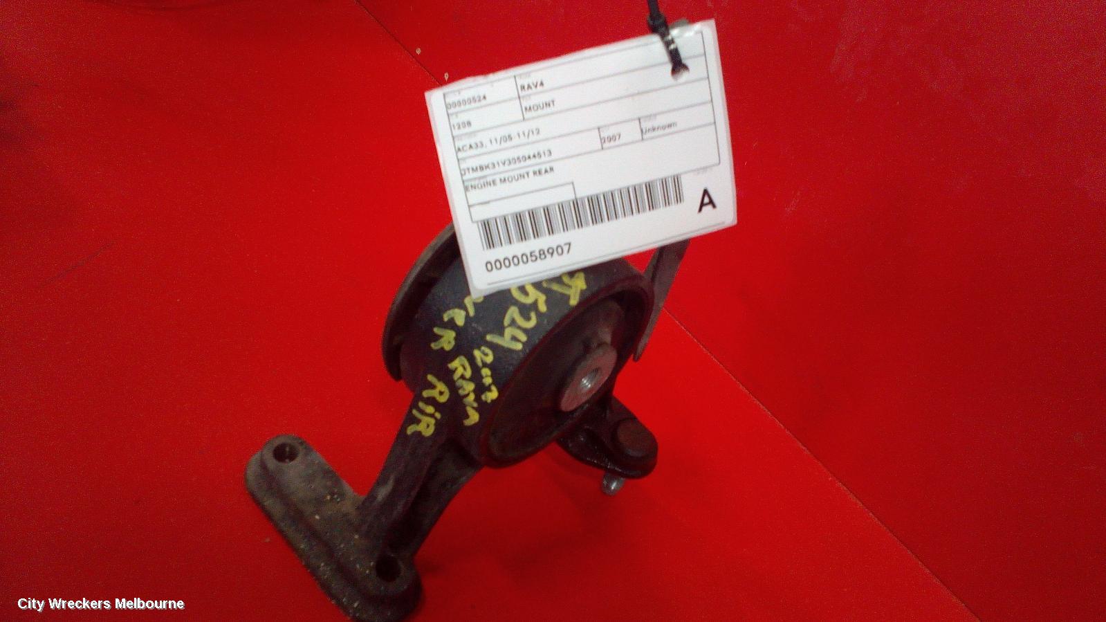 TOYOTA RAV4 MOUNT, ACA33/ACA38, 11/2005 - 11/2012