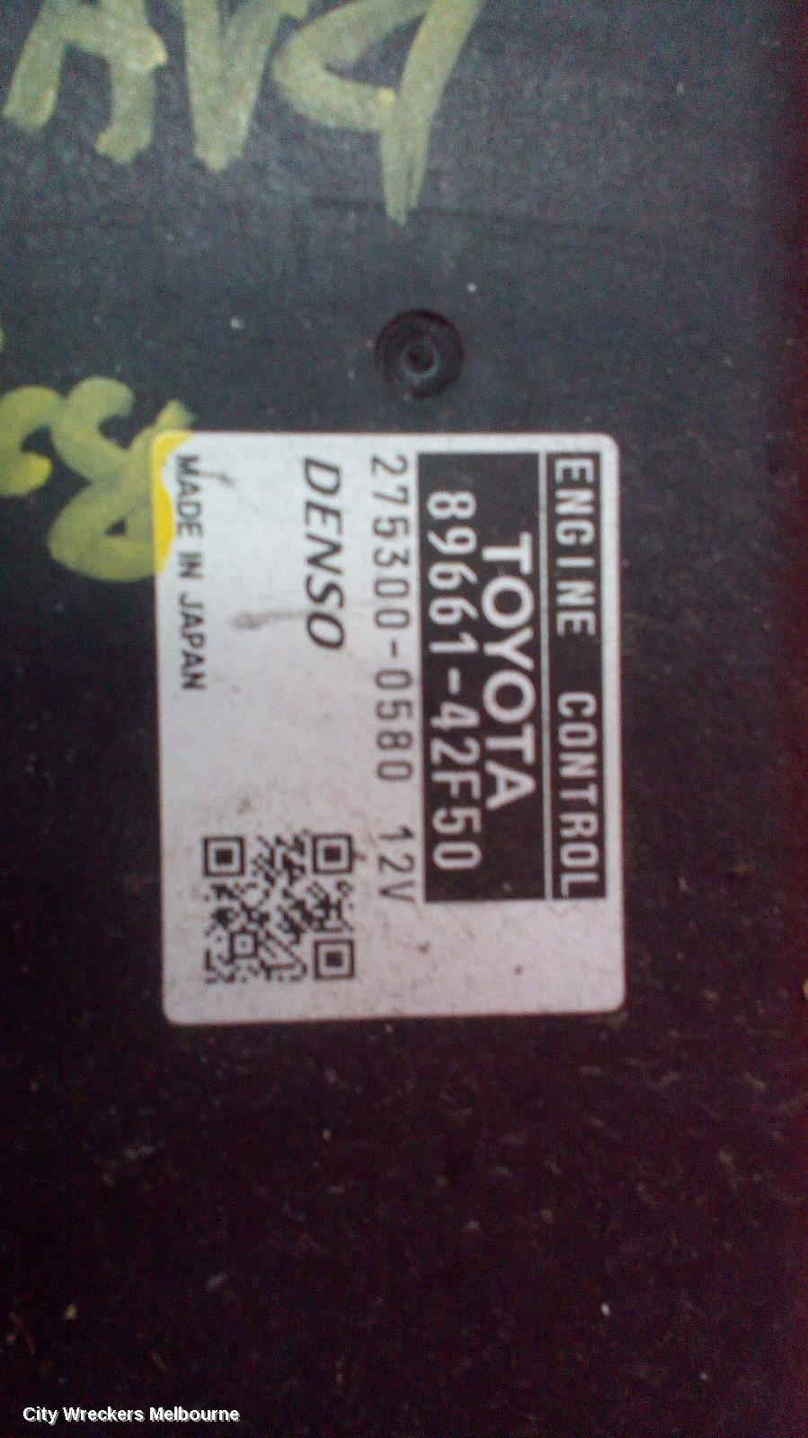 TOYOTA RAV4 ECU, ENGINE ECU, 3.5, 2GR-FE, AUTO T/M, ECU ONLY, ACA33, 08/2007 - 11/2012