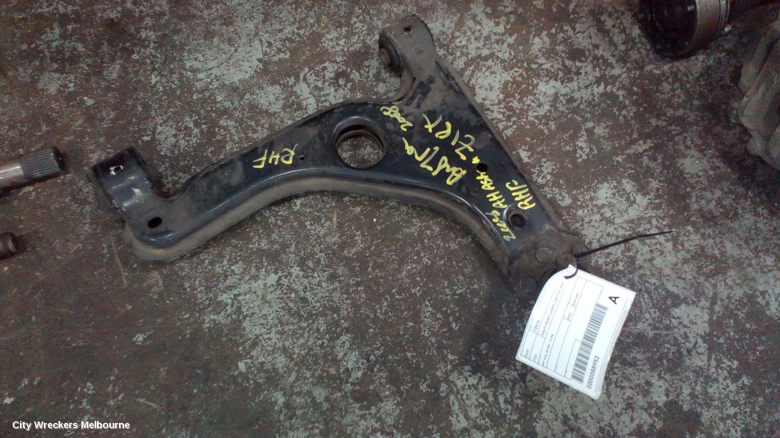 FORD FIESTA RIGHT FRONT LOWER CONTROL ARM, WP-WQ, 03/2004 - 12/2008