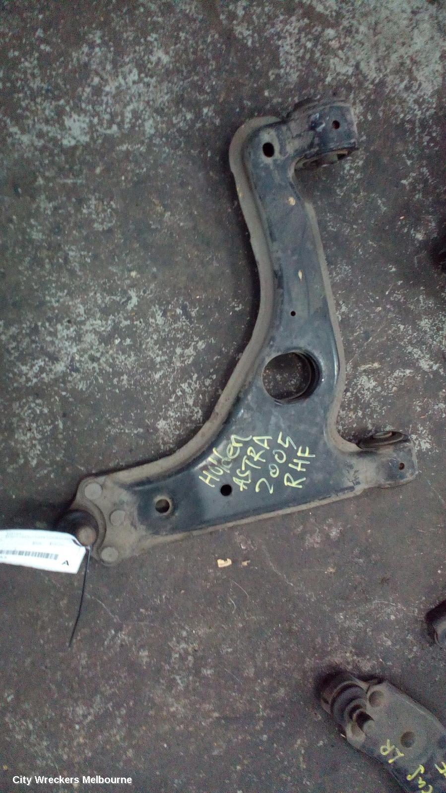 HOLDEN ASTRA RIGHT FRONT LOWER CONTROL ARM, TS, 08/1998 - 10/2006