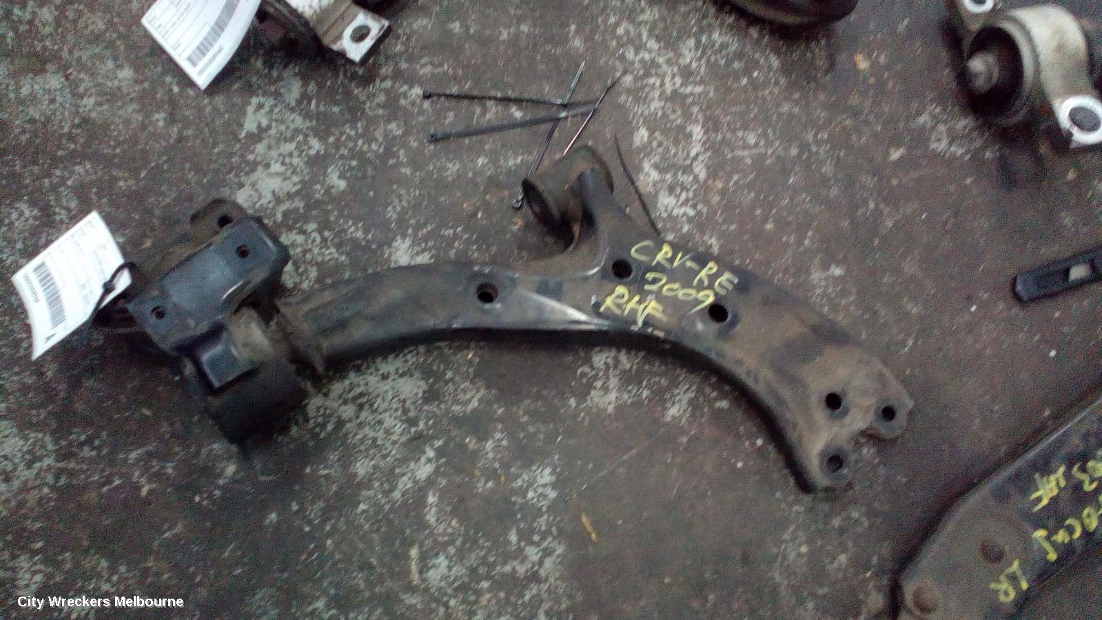HONDA CRV RIGHT FRONT LOWER CONTROL ARM, RE, 03/2007 - 02/2010