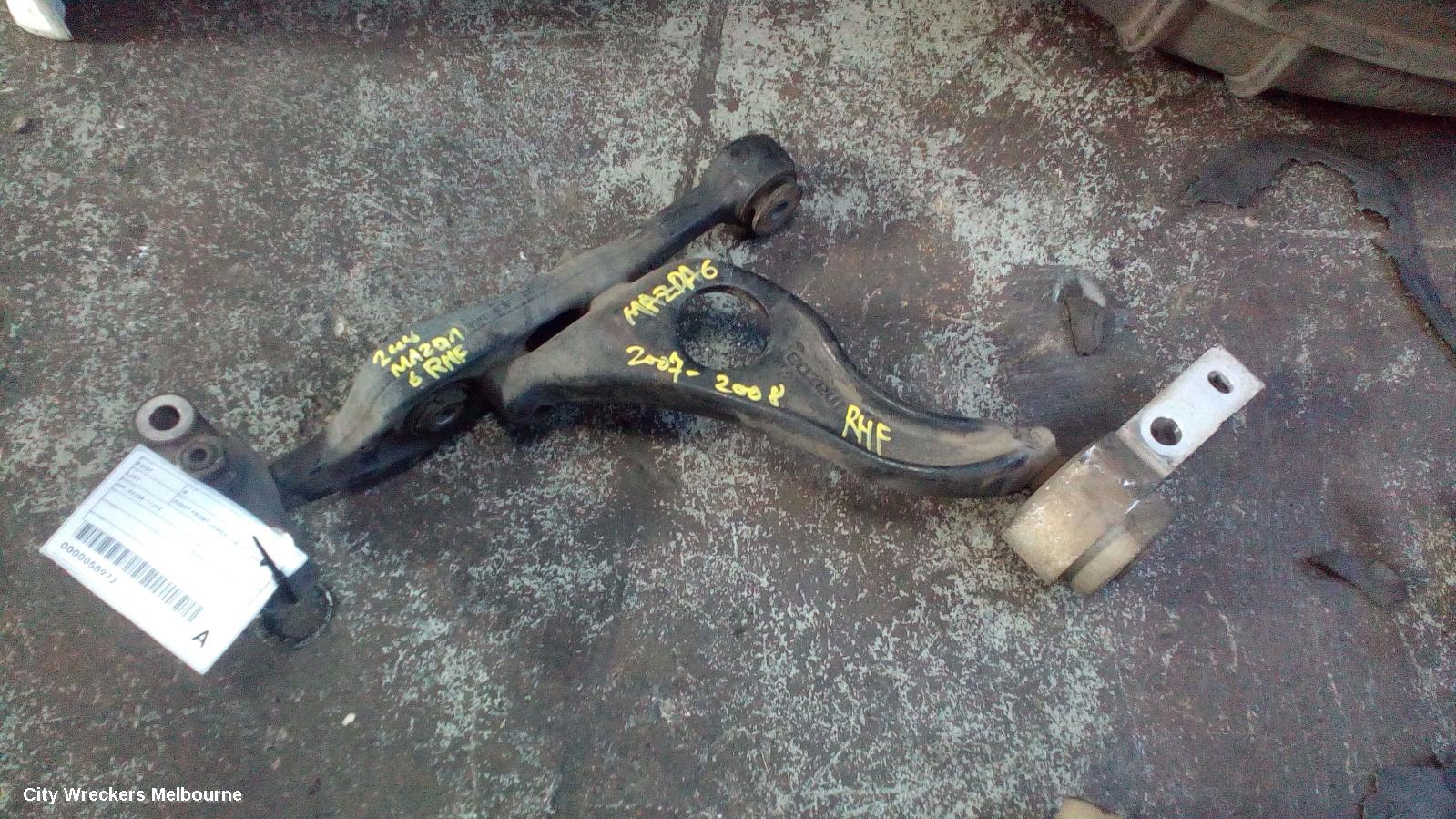 MAZDA 6 RIGHT FRONT LOWER CONTROL ARM, GH, 02/2008 - 11/2012