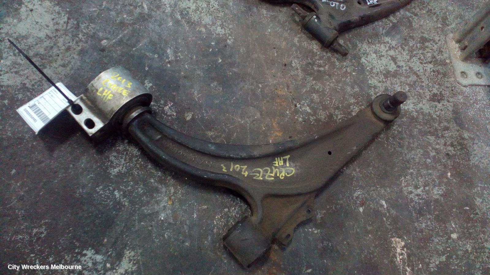HOLDEN CRUZE LEFT FRONT LOWER CONTROL ARM, JG-JH, 03/2009 ONWARDS