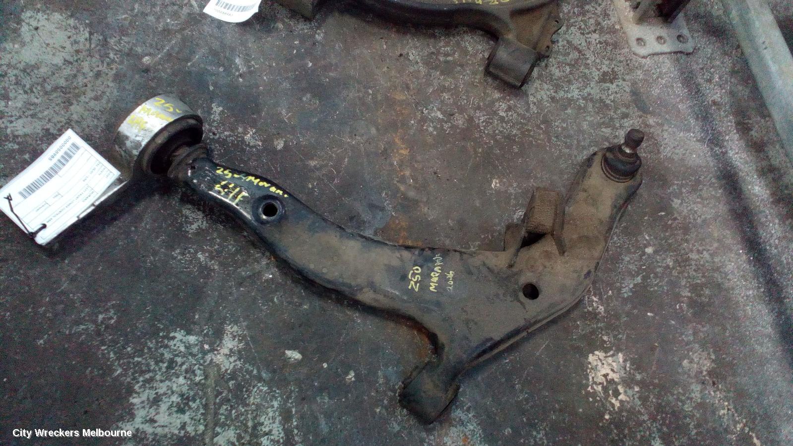 NISSAN MURANO LEFT FRONT LOWER CONTROL ARM, Z50, 05/2002 - 12/2008