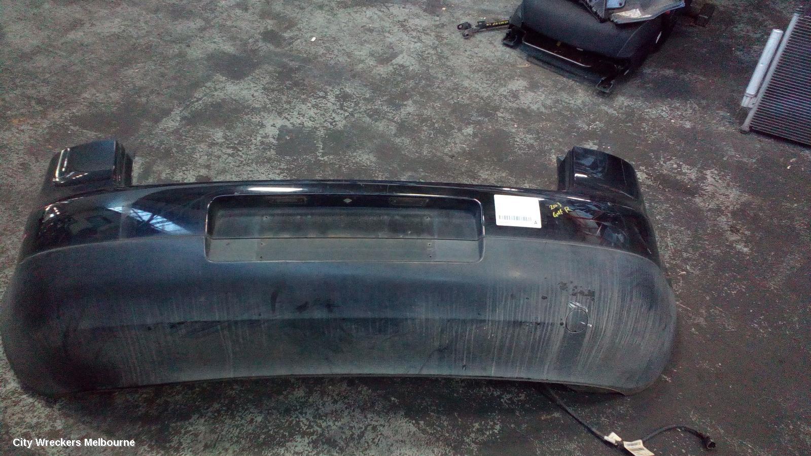 VOLKSWAGEN GOLF REAR BUMPER, GEN 5, COMPLETE, NON PARK SENSOR TYPE, 07/2004 - 02/2009