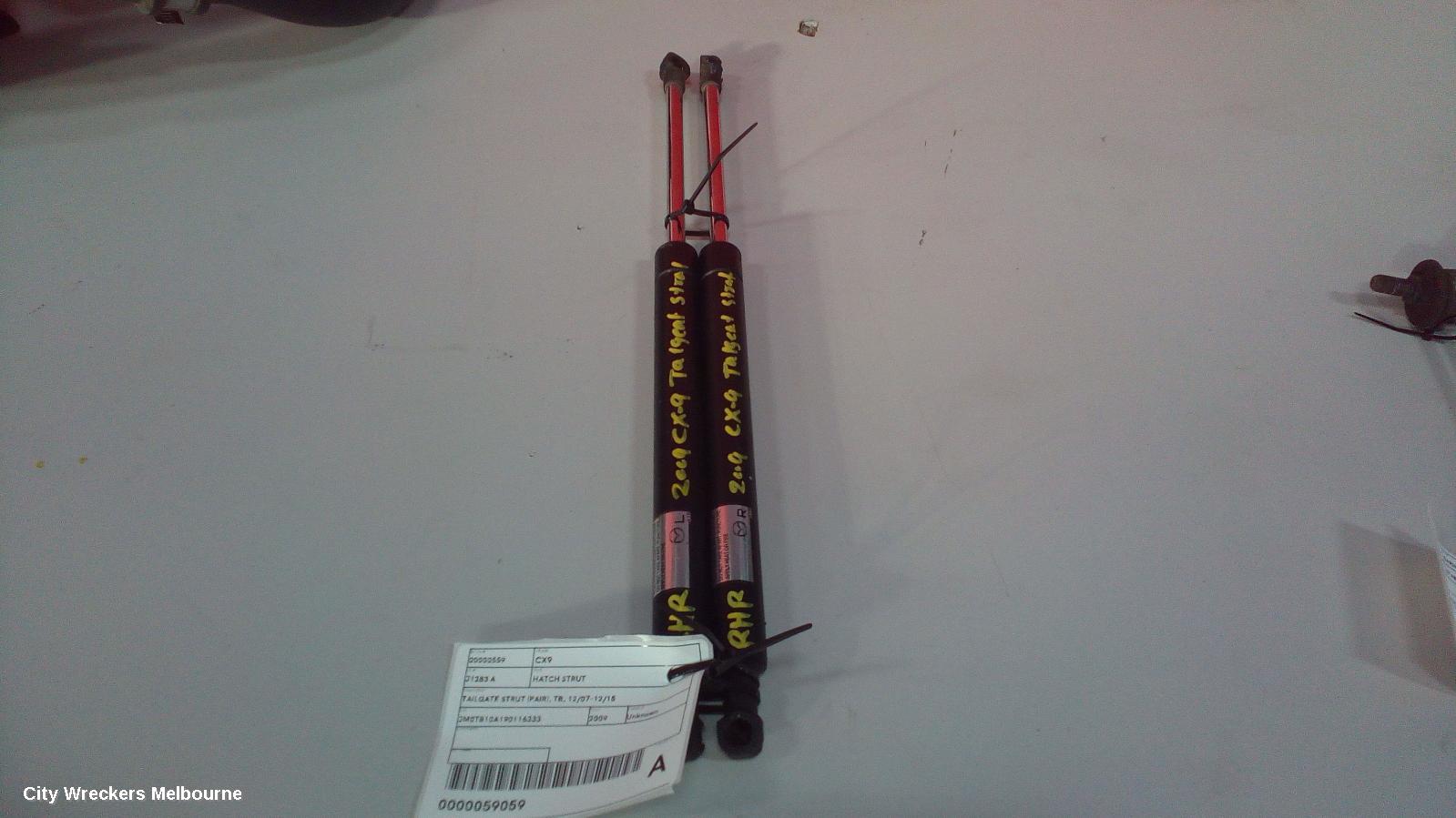 MAZDA CX9 HATCH STRUT, TAILGATE STRUT (PAIR), TB, 12/2007 - 12/2015