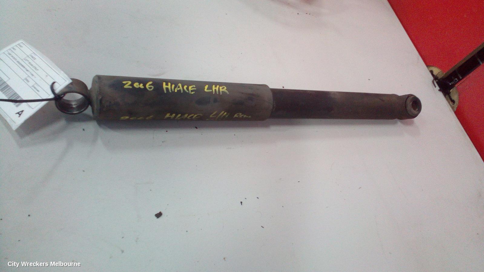 TOYOTA HIACE LEFT REAR STRUT, ***USE SHOCK ABSORBER PART TYPE***