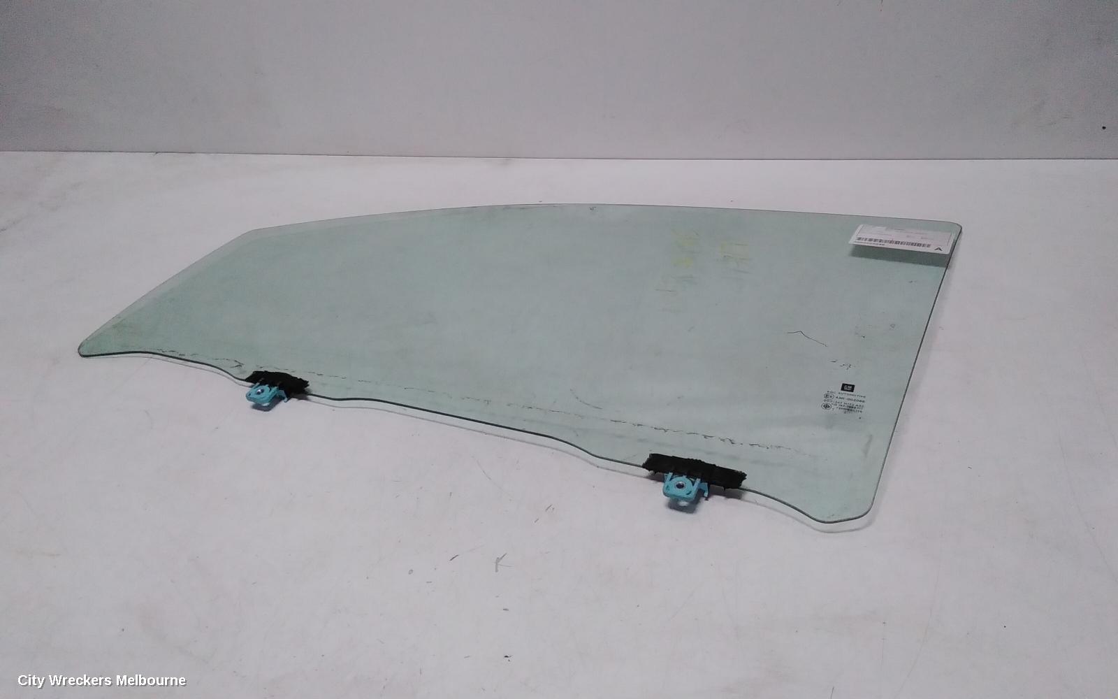 HOLDEN COLORADO LEFT FRONT DOOR WINDOW, RG, 06/2012 - 12/2020