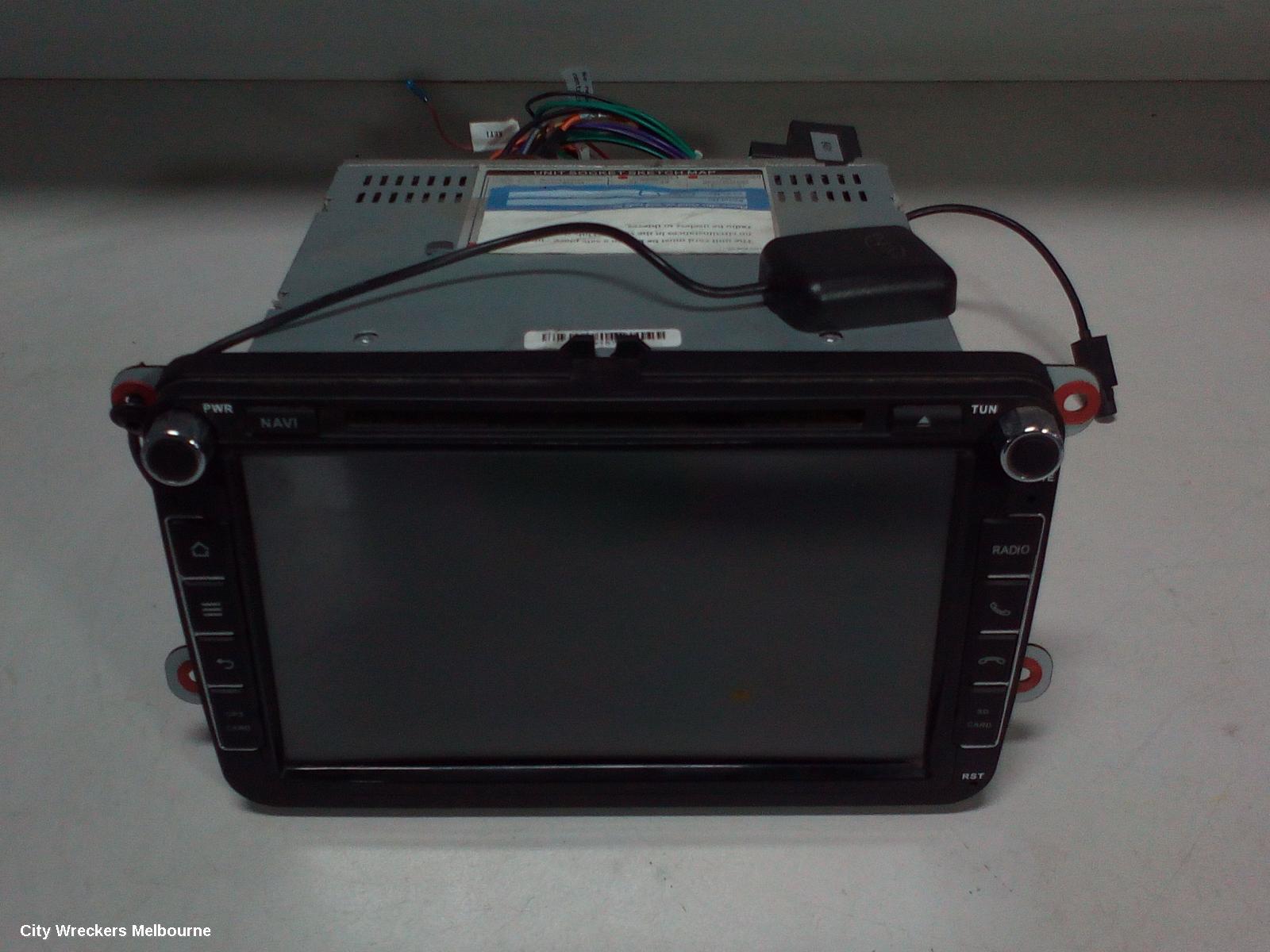 VOLKSWAGEN GOLF RADIO/CD/DVD/SAT/TV, SAT NAV HEAD UNIT, GEN 5, 07/2004 - 02/2009