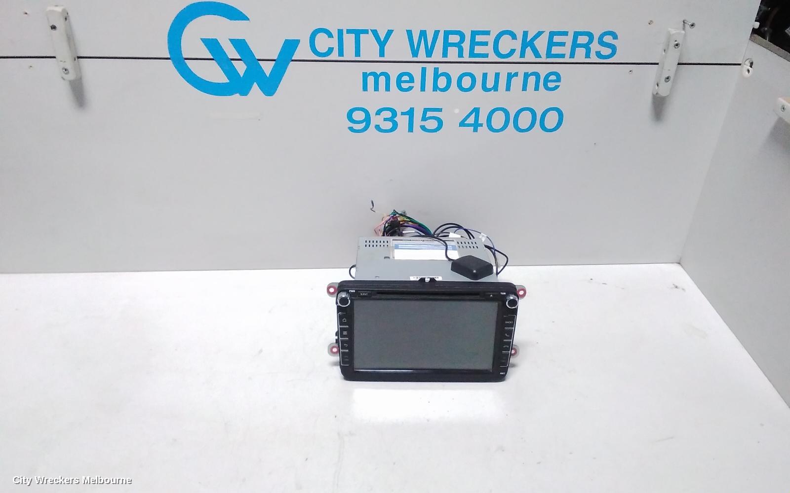 VOLKSWAGEN GOLF RADIO/CD/DVD/SAT/TV, SAT NAV HEAD UNIT, GEN 5, 07/2004 - 02/2009