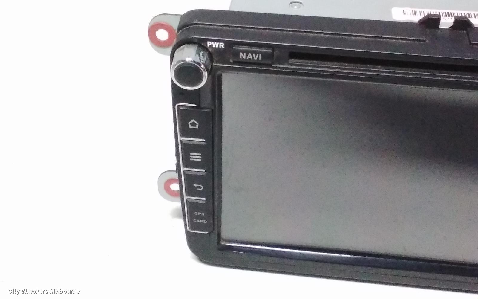 VOLKSWAGEN GOLF RADIO/CD/DVD/SAT/TV, SAT NAV HEAD UNIT, GEN 5, 07/2004 - 02/2009