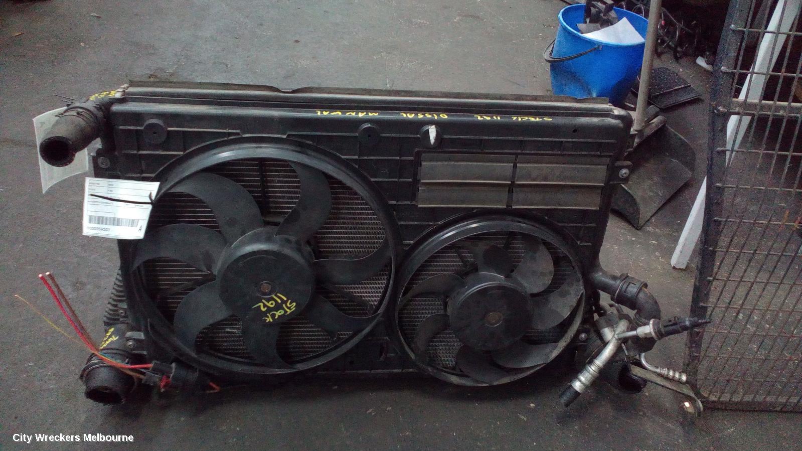 VOLKSWAGEN EOS FAN, RADIATOR FAN, 1F, 02/2007 - 12/2014