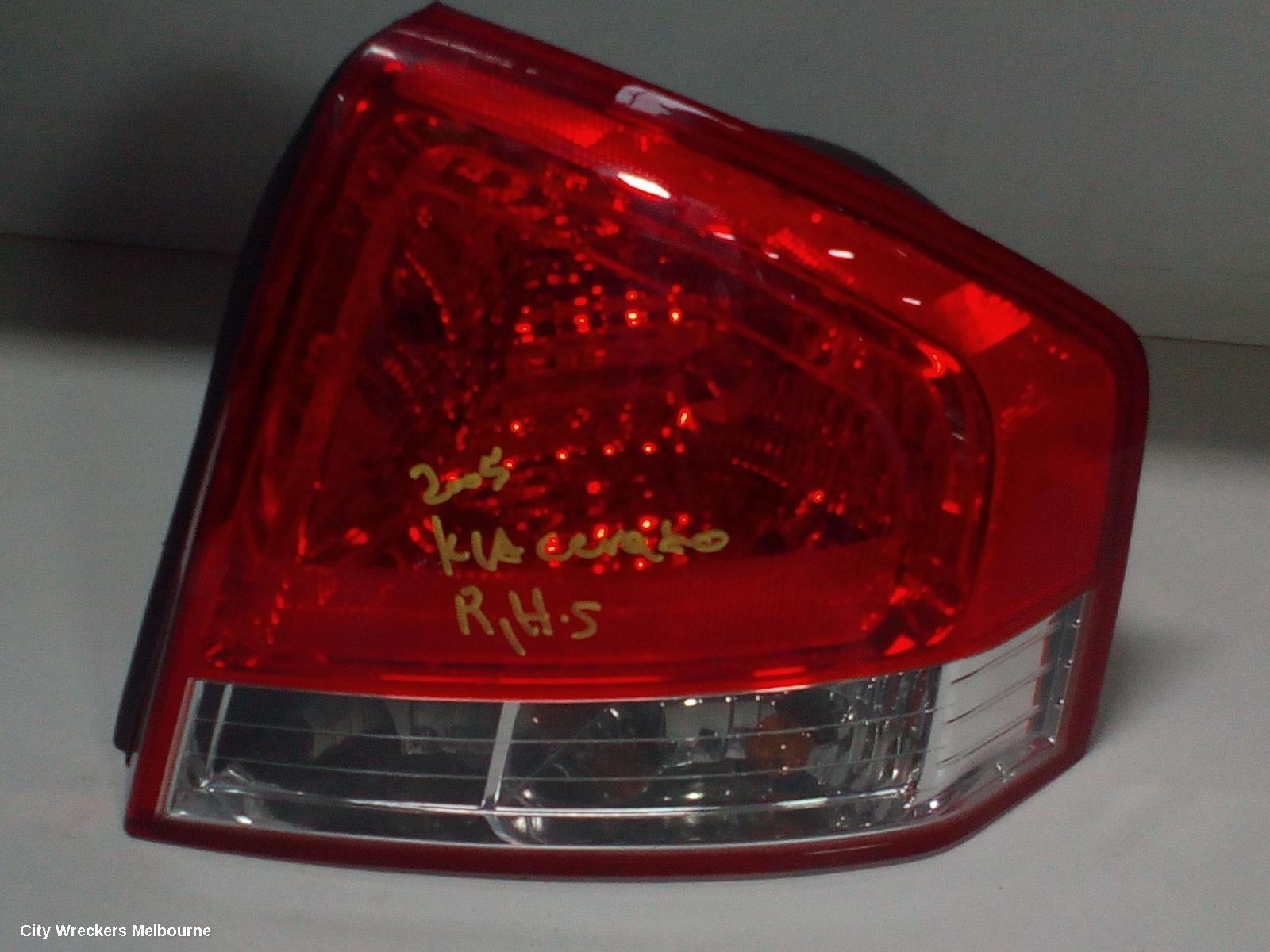 KIA CERATO RIGHT TAILLIGHT, LD, SEDAN, 11/2006 - 10/2008