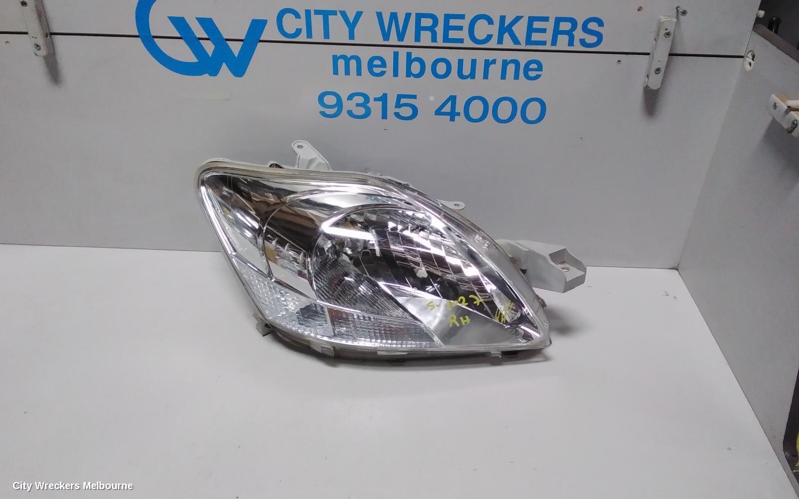 TOYOTA YARIS RIGHT HEADLAMP, NCP9#, SEDAN, NON HID, ELECT ADJ, LENS# 52163, 03/2006 - 06/2016 (AUS ONLY)