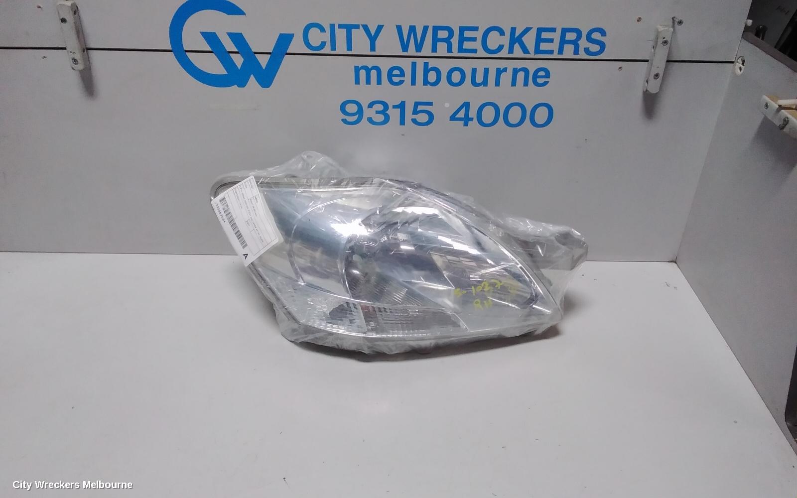 TOYOTA YARIS RIGHT HEADLAMP, NCP9#, SEDAN, NON HID, ELECT ADJ, LENS# 52163, 03/2006 - 06/2016 (AUS ONLY)