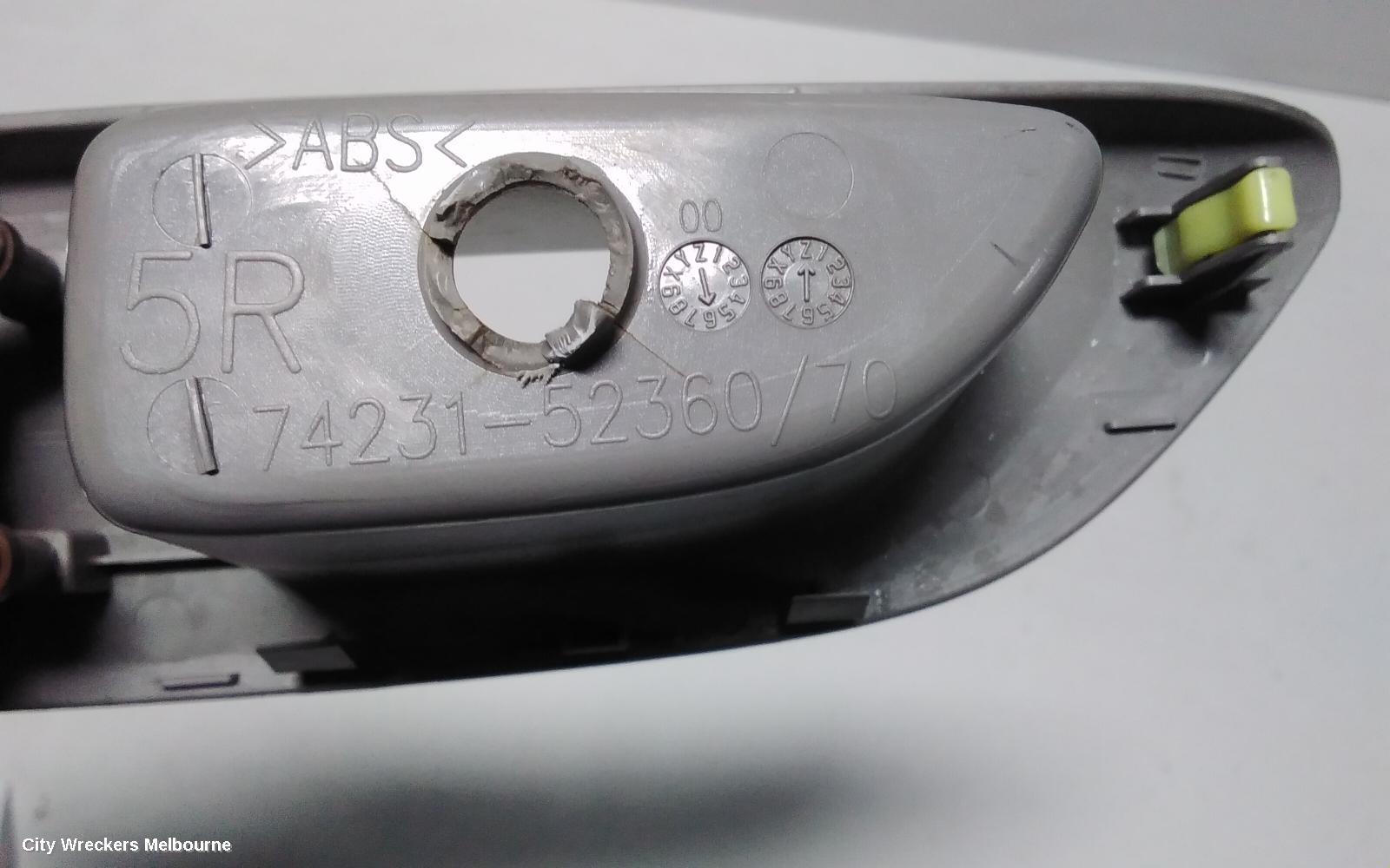 TOYOTA YARIS PWR DR WIND SWITCH, RH FRONT (MASTER SWITCH), 4 SWITCH TYPE, 5DR HATCH/SEDAN, NCP9#, 10/2005 ONWARDS