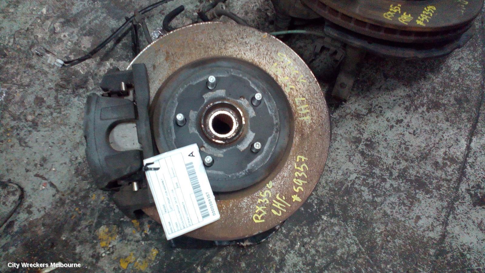 LEXUS RX SERIES LEFT FRONT HUB ASSEMBLY, MCU3/GSU3/MHU3#, 04/2003 - 11/2008