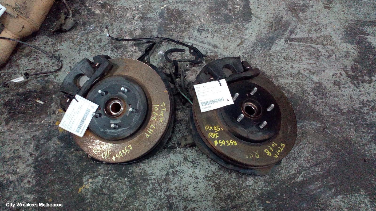 LEXUS RX SERIES RIGHT FRONT HUB ASSEMBLY, MCU3/GSU3/MHU3#, 04/2003 - 11/2008