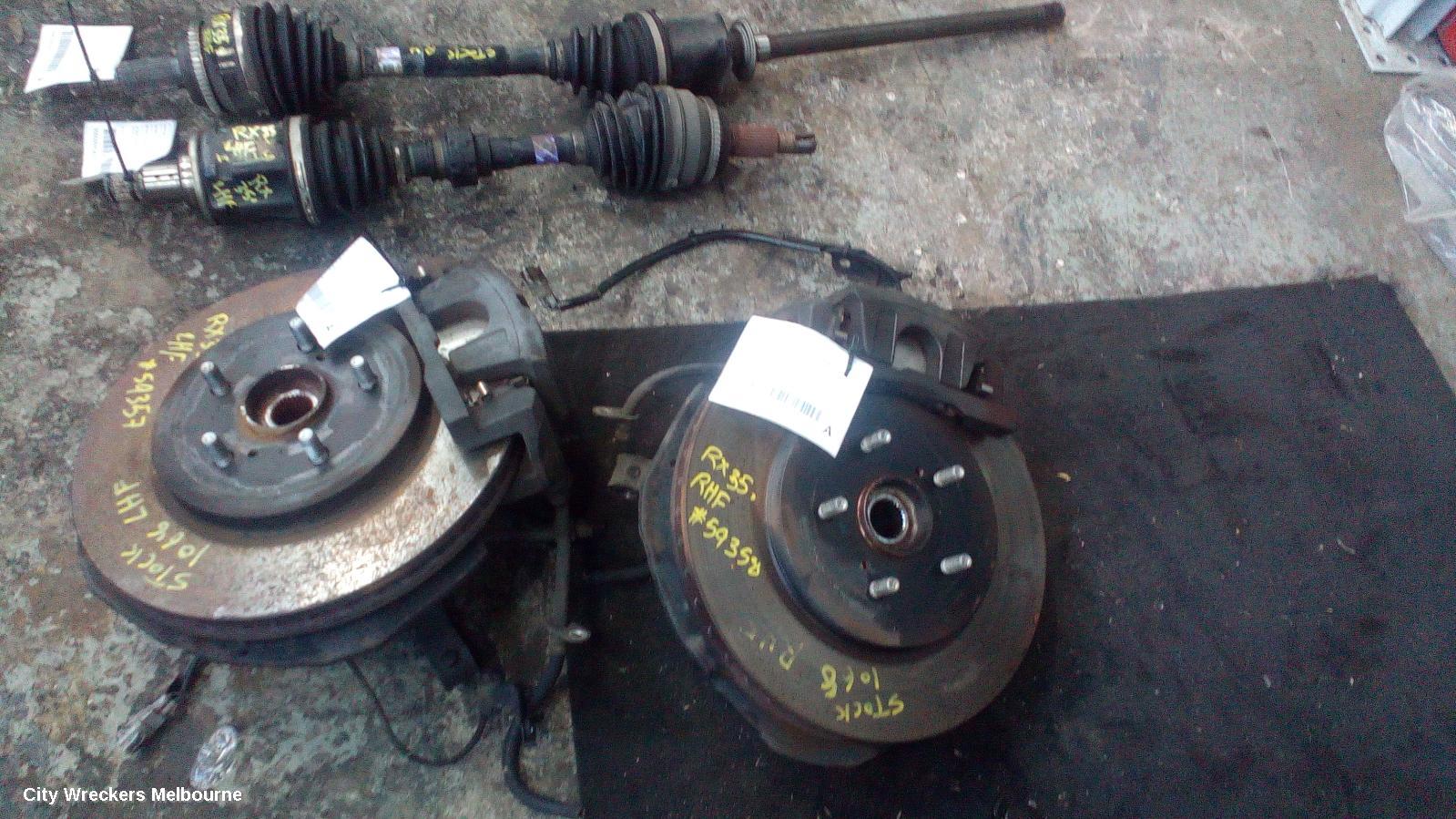 LEXUS RX SERIES RIGHT FRONT HUB ASSEMBLY, MCU3/GSU3/MHU3#, 04/2003 - 11/2008