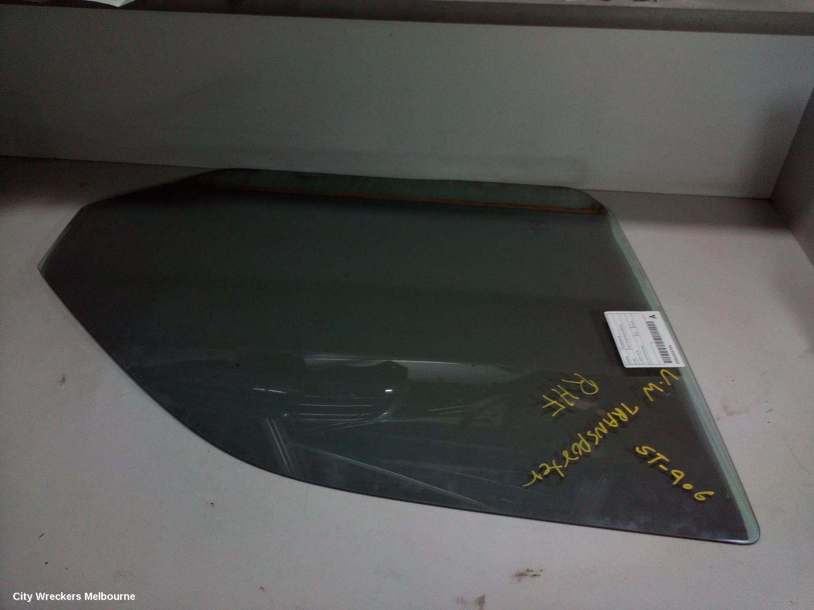 VOLKSWAGEN TRANSPORTER RIGHT FRONT DOOR WINDOW, T5, 08/2004 - 06/2015