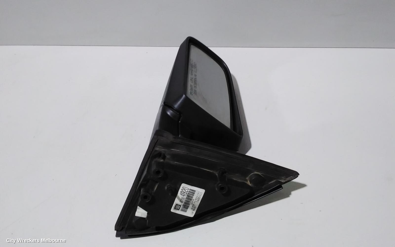 HOLDEN COMMODORE LEFT DOOR MIRROR, VY1-VZ, ADVENTRA CX8/SX6 (W/ MEMORY SEATS), 10/2002 - 09/2007