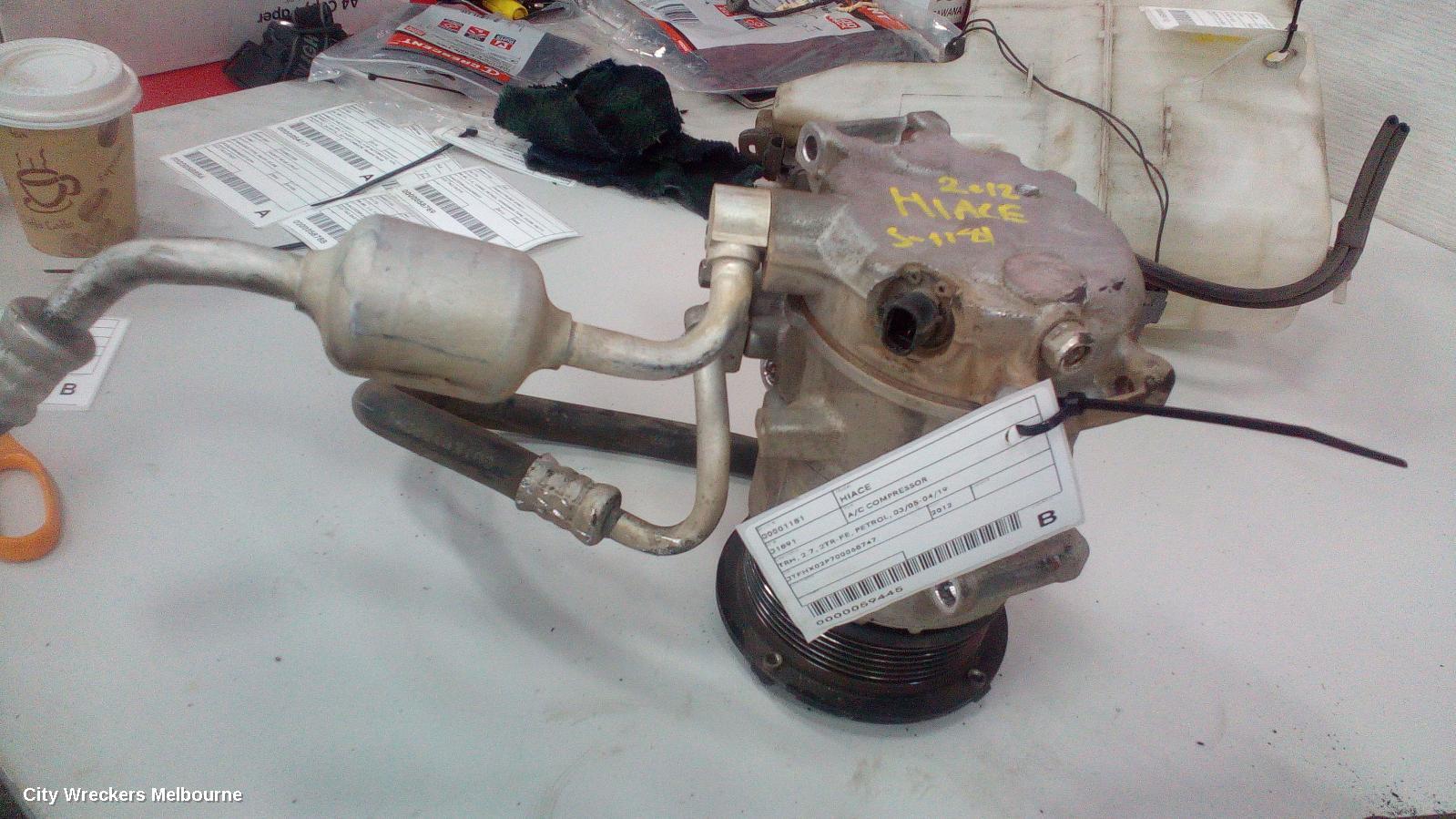TOYOTA HIACE A/C COMPRESSOR, TRH, 2.7, 2TR-FE, PETROL, 03/2005 - 04/2019