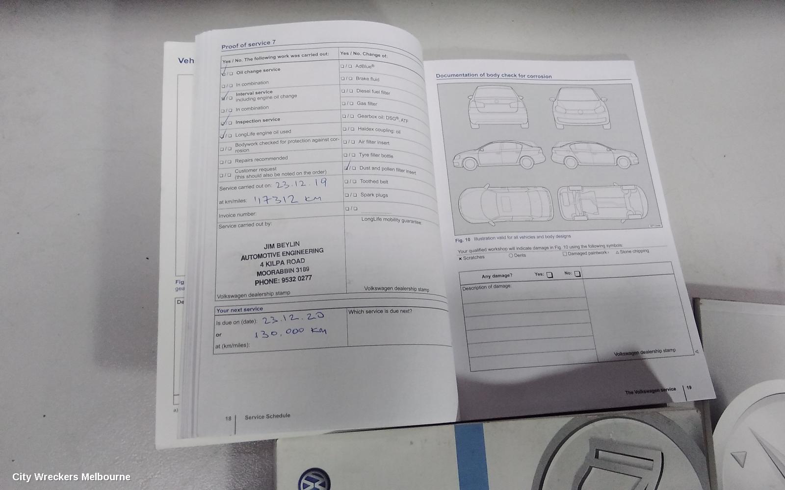 VOLKSWAGEN PASSAT OWNERS HANDBOOK, 3C/MK6 B6-B7, DIESEL, 03/2006 - 05/2015