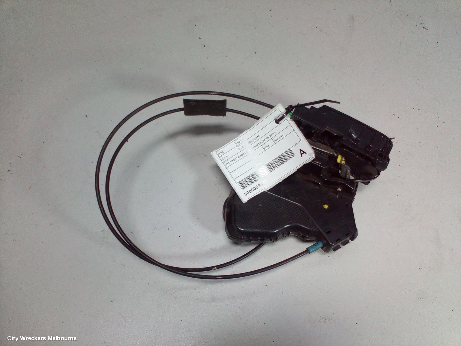 TOYOTA HIACE DOOR/BOOT/GATE LOCK, LEFT FRONT DOOR LOCK, TRH/KDH, 03/2005 - 04/2019