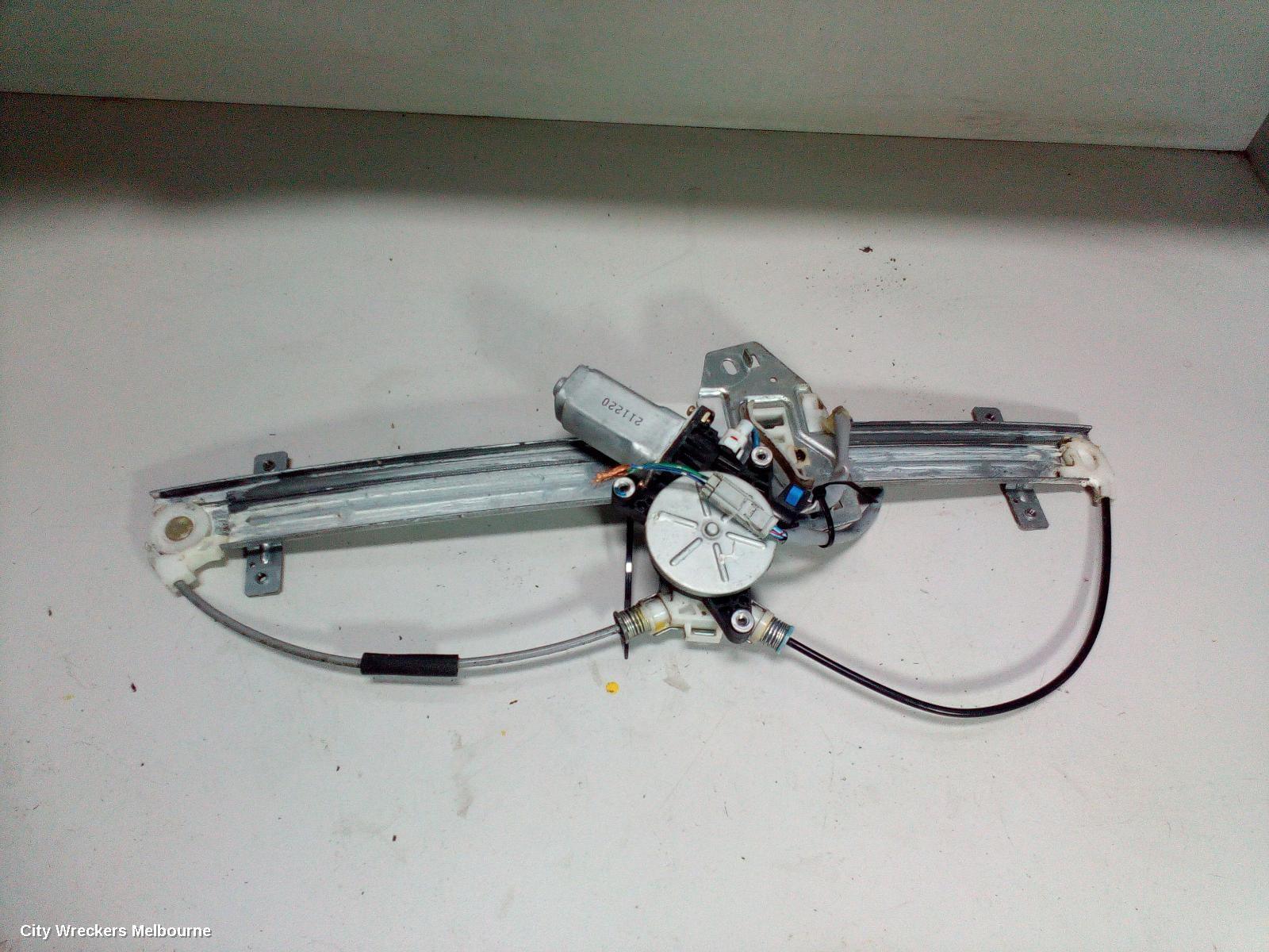 HONDA ODYSSEY LEFT FRONT WINDOW REG/MOTOR, RA, POWER, CABLE TYPE, 04/2000 - 06/2004