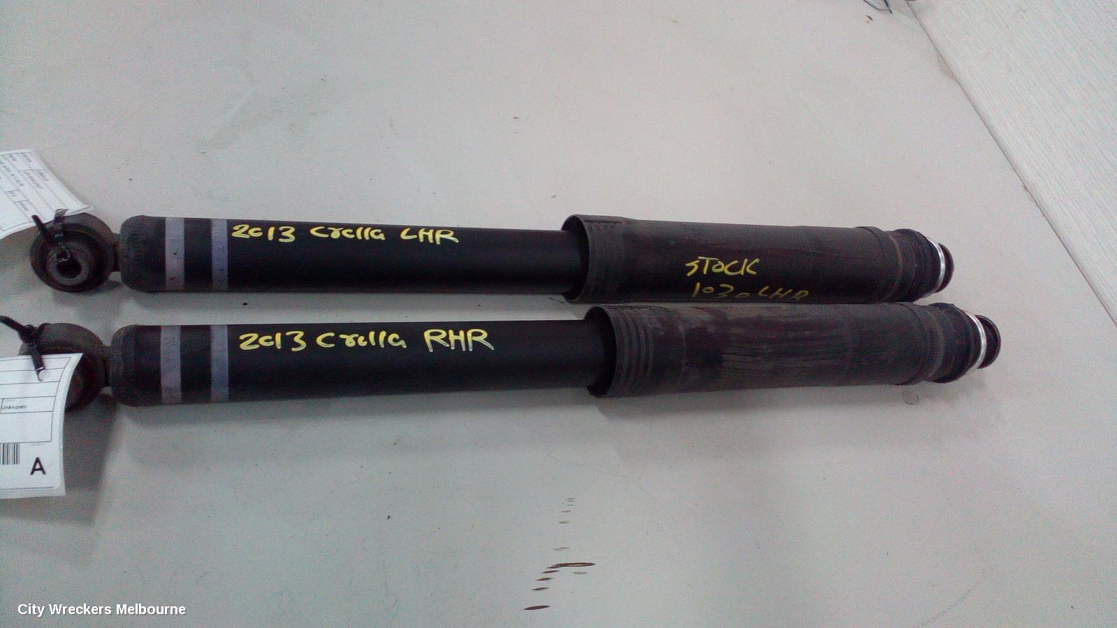 TOYOTA COROLLA LEFT REAR STRUT, ZRE182R, HATCH, 10/2012 - 03/2015