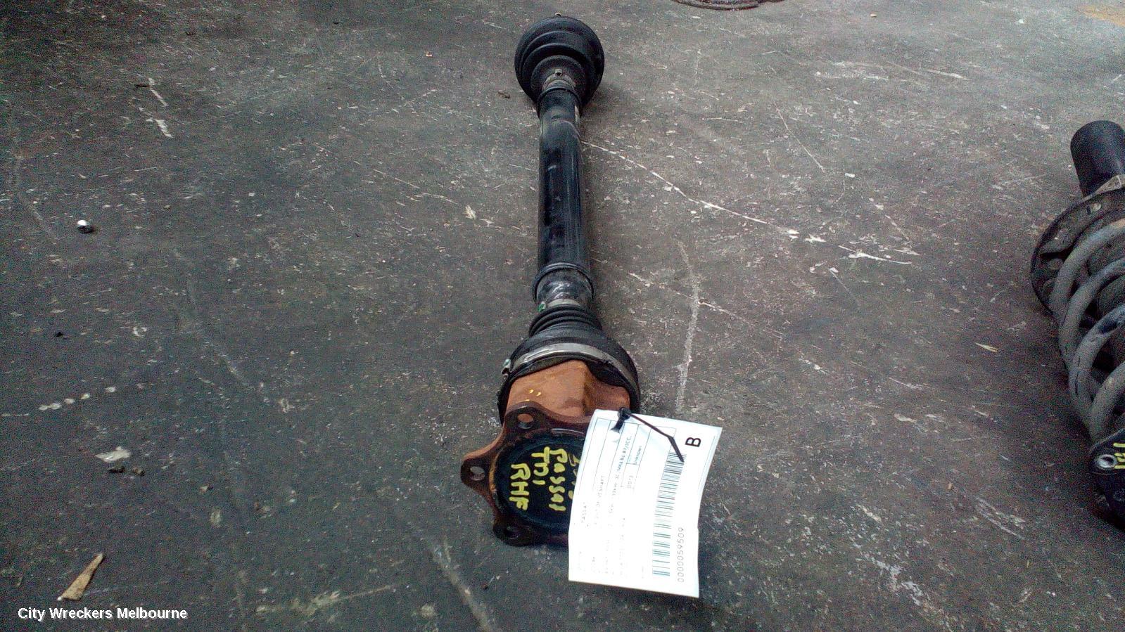 VOLKSWAGEN PASSAT RIGHT DRIVESHAFT, FRONT, DIESEL, 2.0, 125KW/130KW, 3C/MK6 B6-B7/3CC, 03/2006 - 12/2016