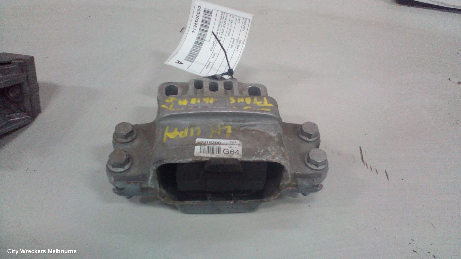 VOLKSWAGEN PASSAT MOUNT, 3C, 04/2011 - 07/2015