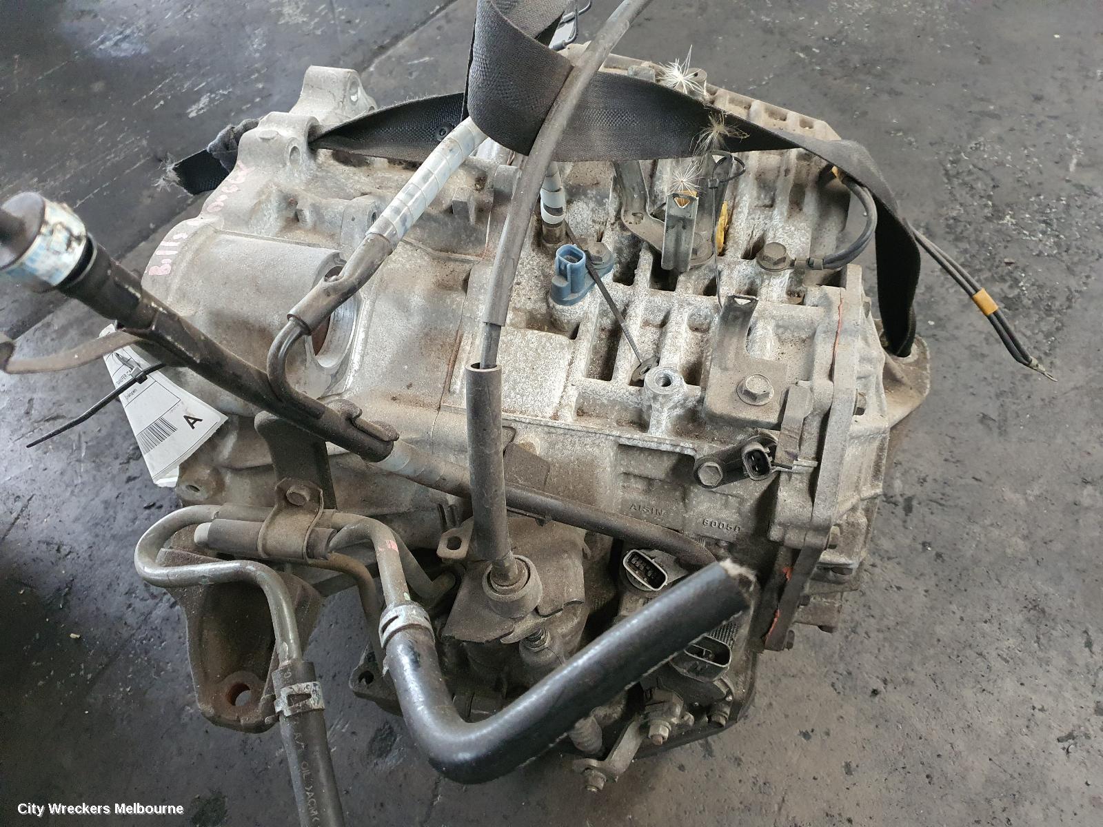 TOYOTA KLUGER TRANS/GEARBOX, AUTO, AWD, 3.5, 2GR-FE, (4TH VIN = E), NO TRANSFER CASE, GSU40-GSU45, 05/2007 - 02/2014