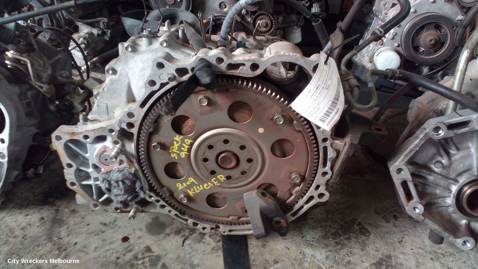 TOYOTA KLUGER TRANS/GEARBOX, AUTO, AWD, 3.5, 2GR-FE, (4TH VIN = E), NO TRANSFER CASE, GSU40-GSU45, 05/2007 - 02/2014