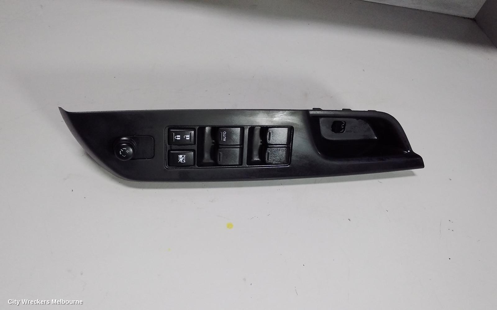 SUZUKI SWIFT PWR DR WIND SWITCH, RH FRONT (MASTER SWITCH), FZ, 08/2010 - 03/2017