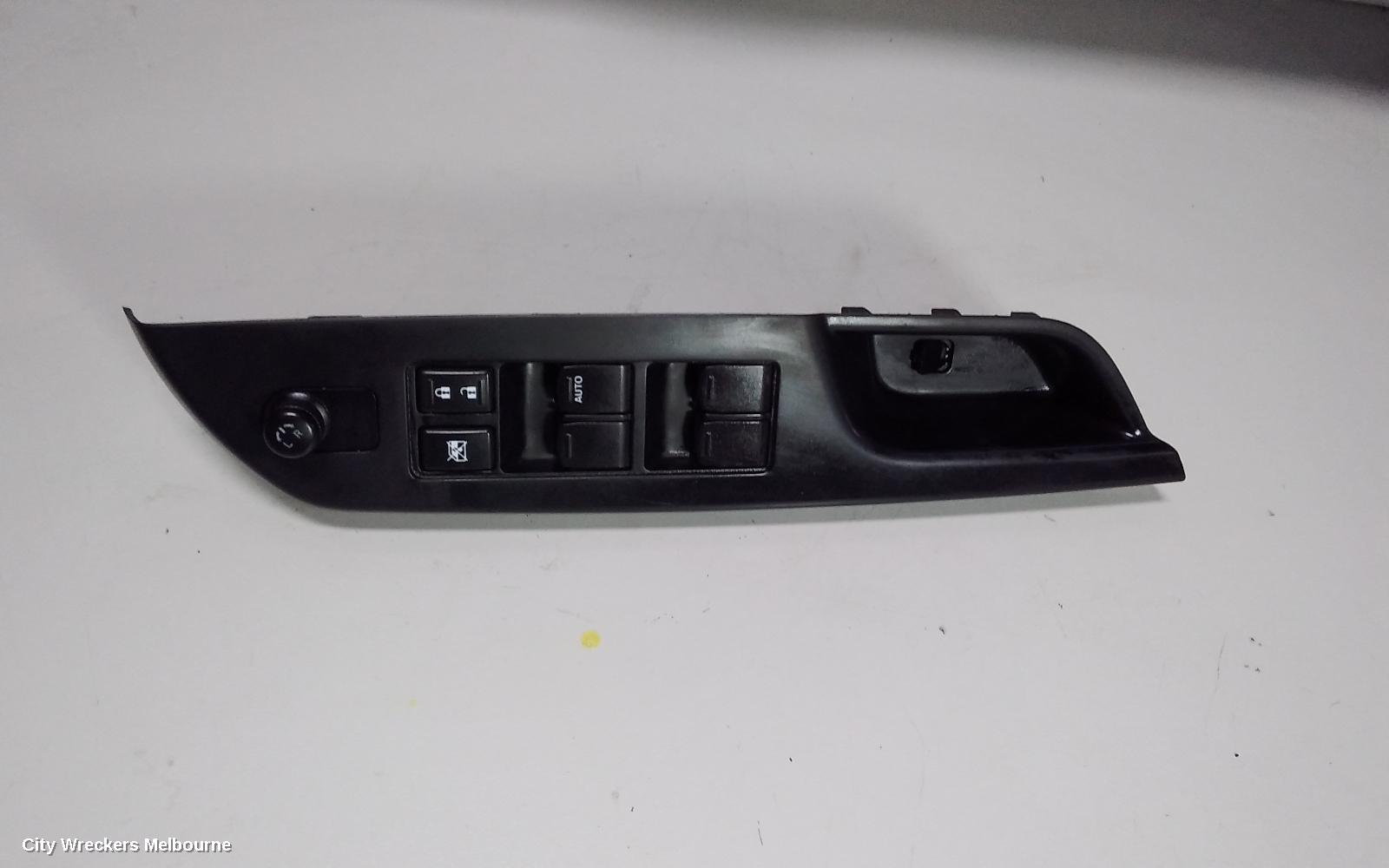 SUZUKI SWIFT PWR DR WIND SWITCH, RH FRONT (MASTER SWITCH), FZ, 08/2010 - 03/2017